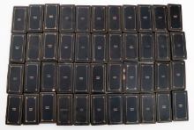 WWII US ARMED FORCES PURPLE HEART COFFIN CASES