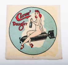 WWII USAAF "CREWS DELIGHT" BOMBER PATCH
