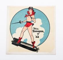 WWII USAAF "MISS BUCCANEER OF '44" BOMBER PATCH