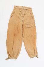 WWII FRENCH MADE GERMAN DAK HBT PANZER TROUSERS