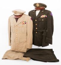 WWII US ARMY NAMED BRIG GENERAL UNIFORM GROUPING
