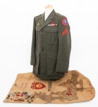 WWII USMC 1st 105MM HOWIZTER BTN NAMED NCO GROUP