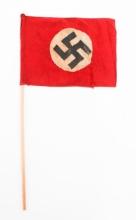 WWII GERMAN NSDAP RALLY PARADE FLAG