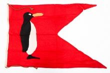 WWII - COLD WAR US NAVAL VESSEL PENGUIN GUIDON