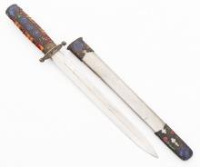 WWII CHINESE ARMY OFFICER PRESENTATION DAGGER
