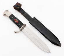 WWII GERMAN HITLER YOUTH KNIFE - MOTTO by HENCKELS