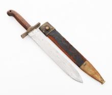 REENACTOR M1849 AMES RIFLEMAN'S KNIFE WITH SHEATH