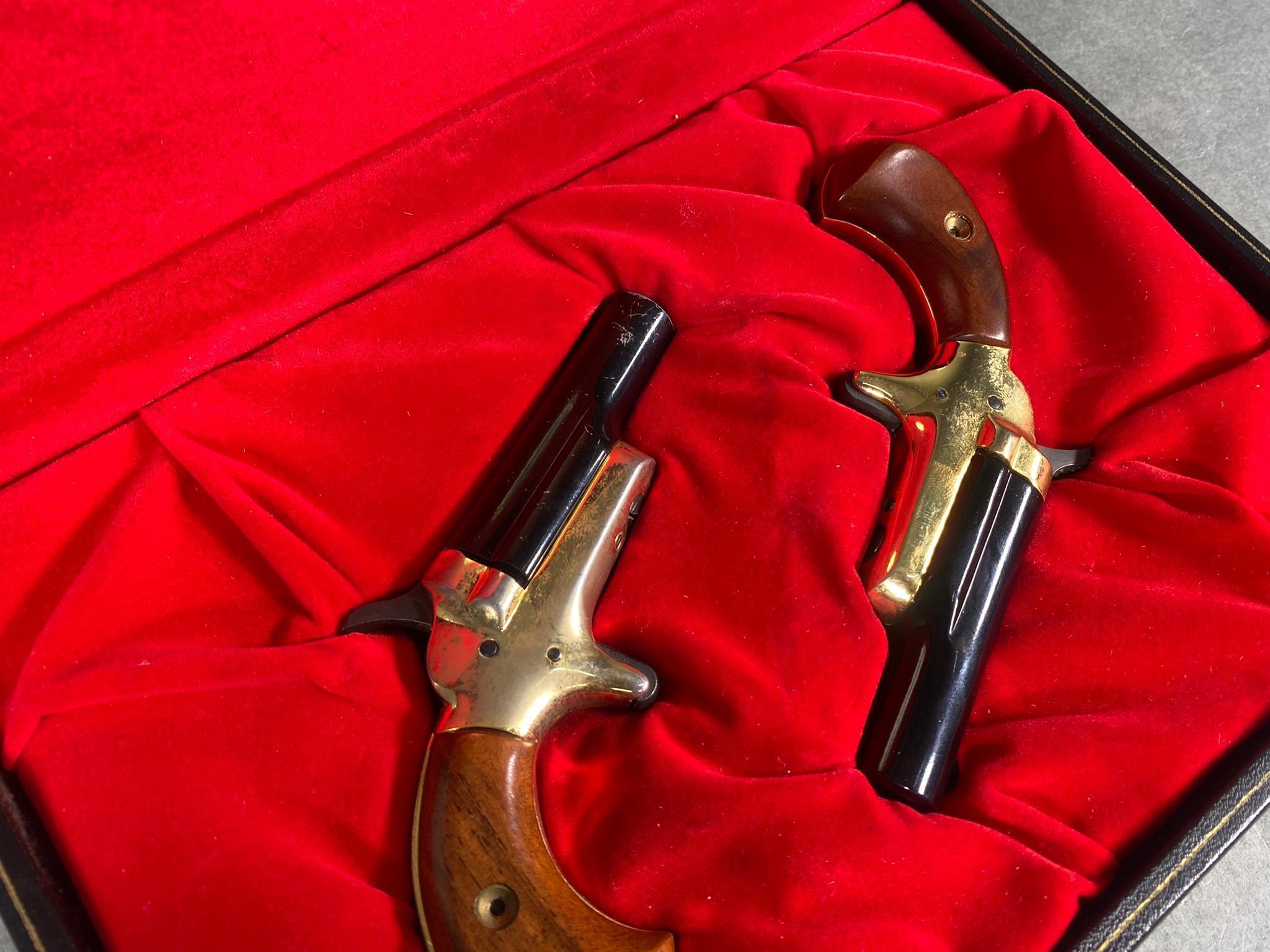 Pair of Colt Derringer Pistols in Case 22 Short Lord & Lady