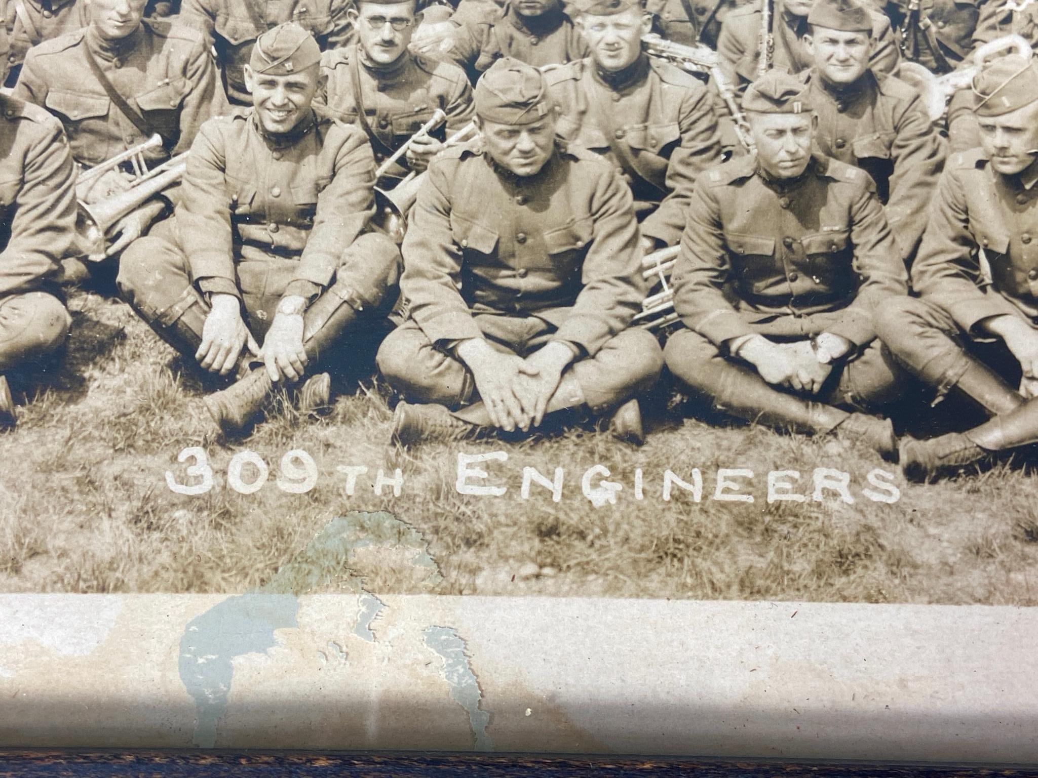 WWI YARD LONG PHOTO 309TH ENGINEERS 84TH DIVISION