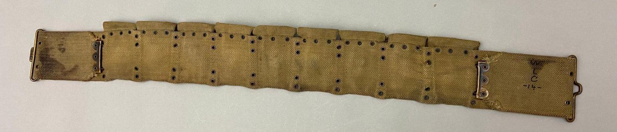 PRE WWI M1903 CARTRIDGE BELT - TAPERED ENDS