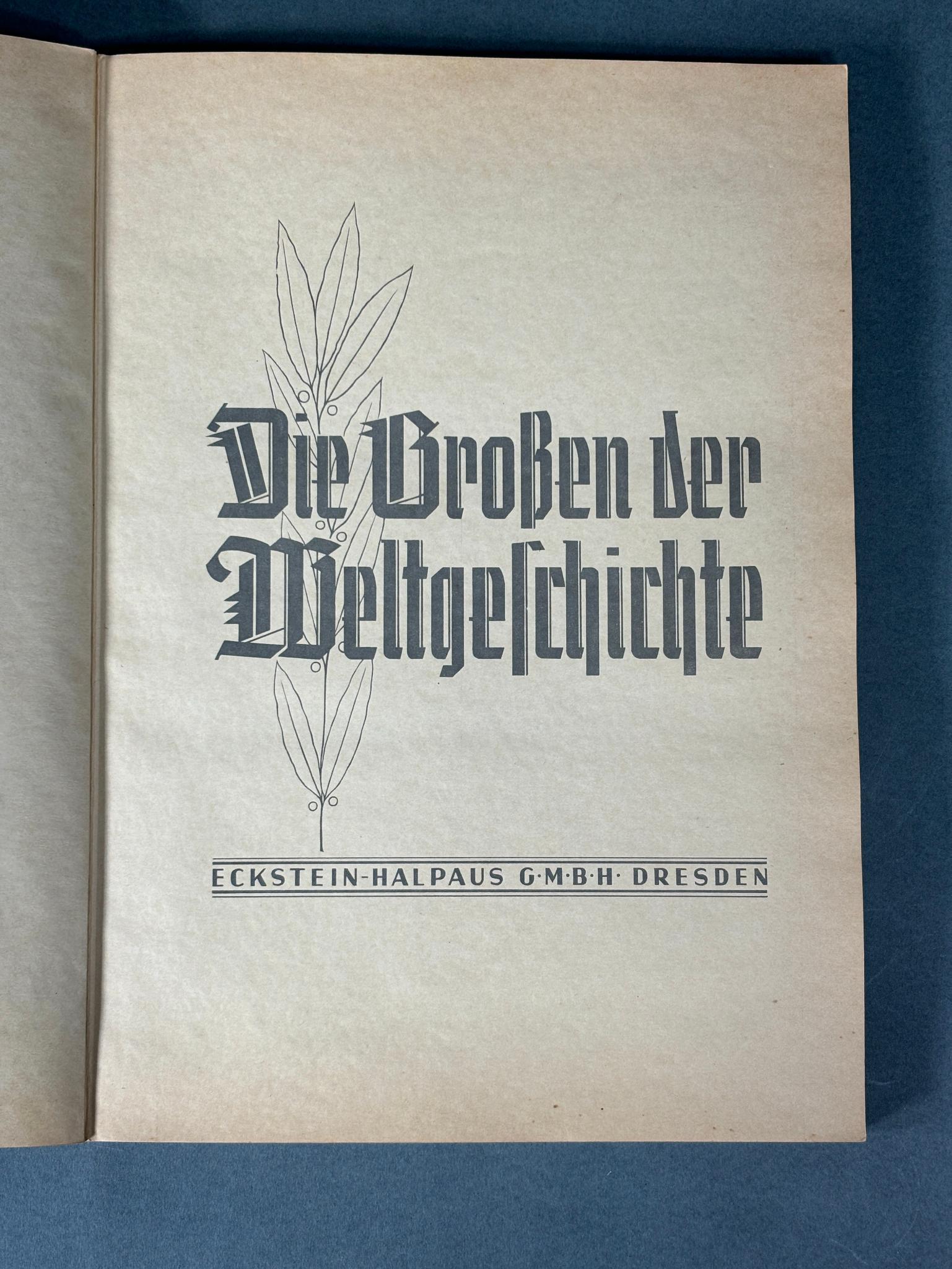 WWII ERA GERMAN CIGARETTE CARD ALBUMS -2 COMPLETE