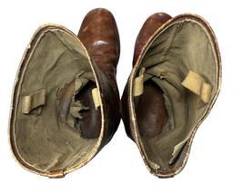 WWII IMP. JAPANESE ARMY SUMMER AIR SERVICE BOOTS