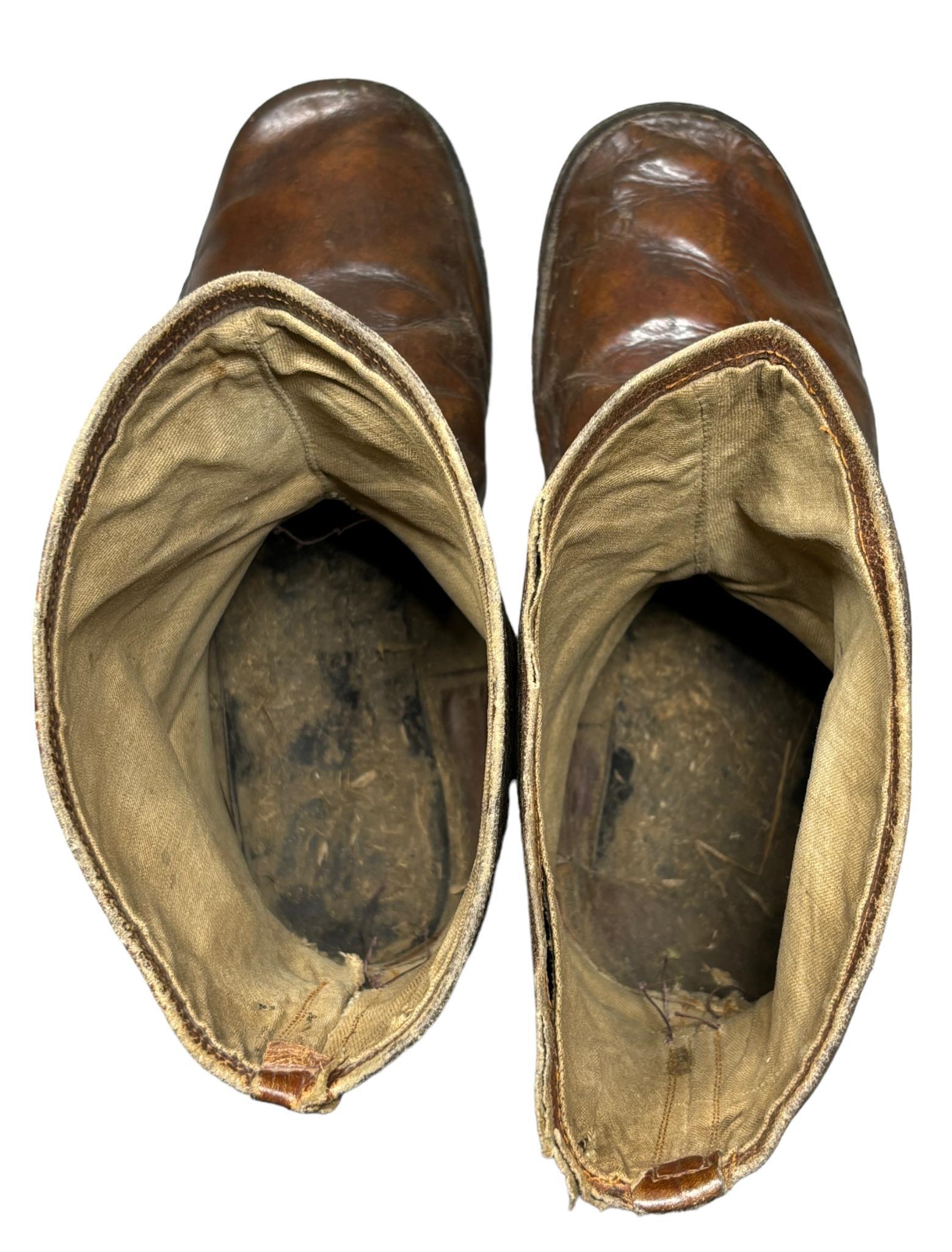 WWII IMP. JAPANESE ARMY AIR SERVICE HALF BOOTS