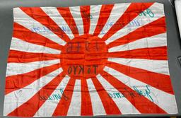 WWII JAPANESE RISING SUN FLAG OCCUPATION SOUVENIR