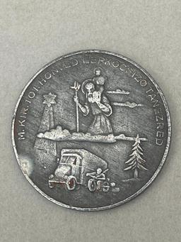 WW2 HUNGARIAN 1942 RUSSIAN FRONT CHRISTMAS MEDAL