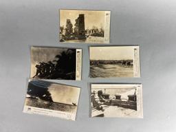WWII JAPANESE NEWSPAPER PHOTO CARD LOT (28)