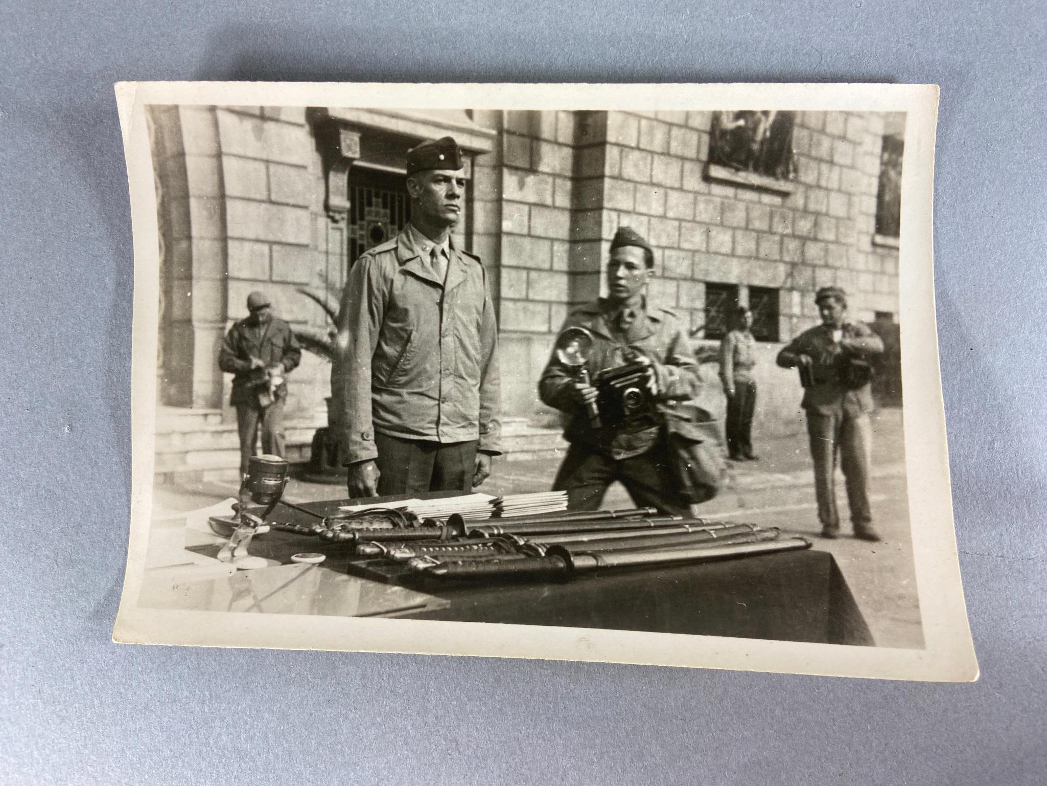 WW2 USMC PHOTOS JAPAN SURRENDER TIENTSIN CHINA 1ST MARINE DIVISION