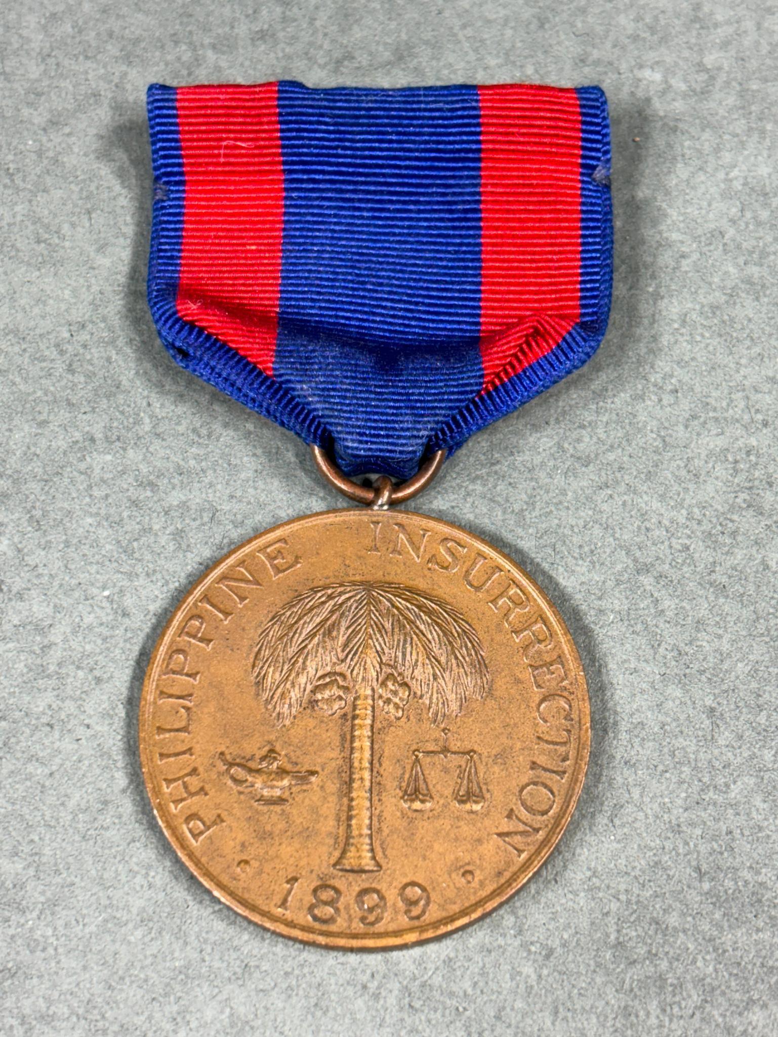 PHILIPPINE INSURRECTION NUMBERED MEDAL