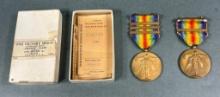 WWI UNITED STATES ARMY VICTORY MEDAL LOT