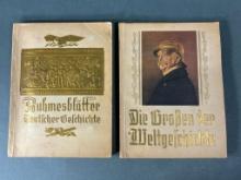WWII ERA GERMAN CIGARETTE CARD ALBUMS -2 COMPLETE