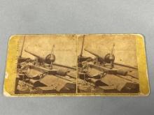 CIVIL WAR 1862 GARDNER STEREOVIEW CAPTURED CS GUN