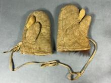WWII IMPERIAL JAPANESE ARMY COLD WEATHER MITTENS