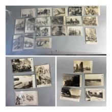 WWII JAPANESE NEWSPAPER PHOTO CARD LOT (28)