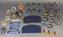 VIETNAM WAR -70S PATCH AND CAP GROUP - IDENTIFIED