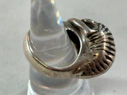 Unusual Trilobite Sterling Silver Ring & Sterling Piece