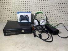Microsoft XBOX 360 4GB Console with Controller, Headphones & Cords