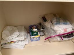 Towels, Kleenex Boxes, Mirror, Hair Dryer