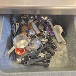assorted cookware and utensils