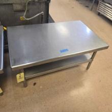 30in x 4ft stainless table