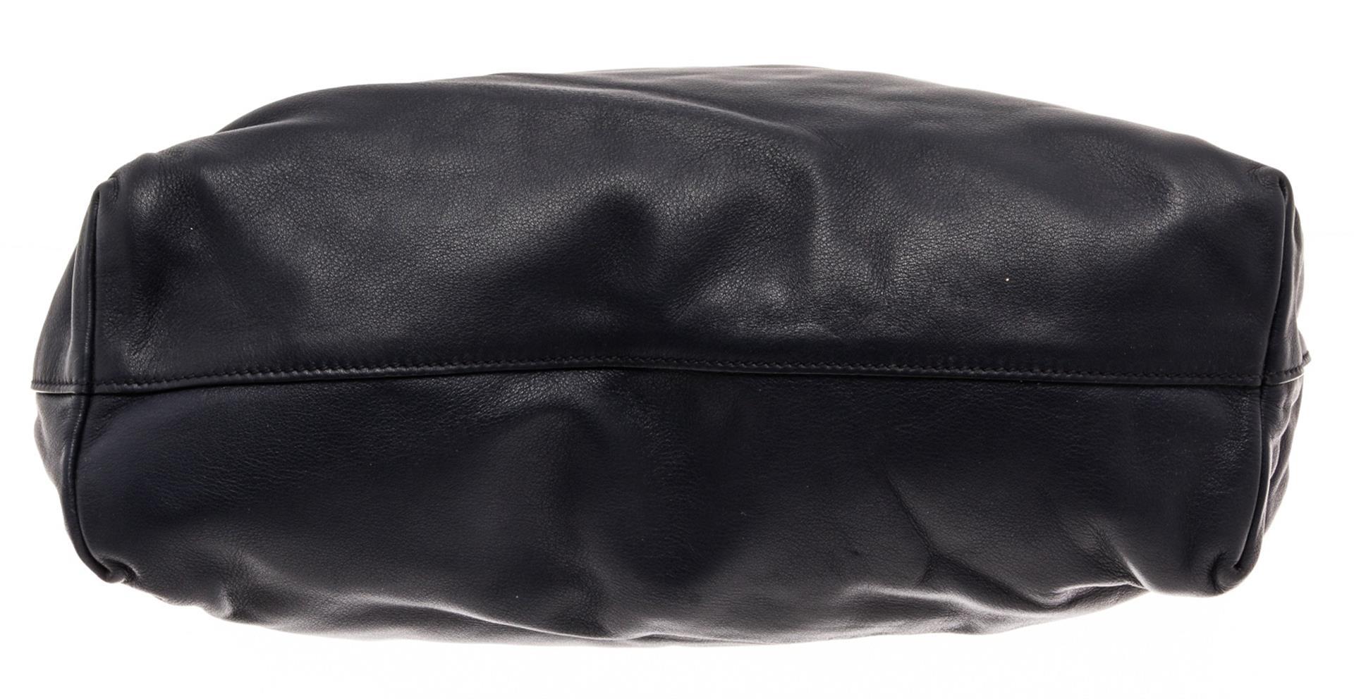 Prada Navy Leather 2Way Shoulder Bag
