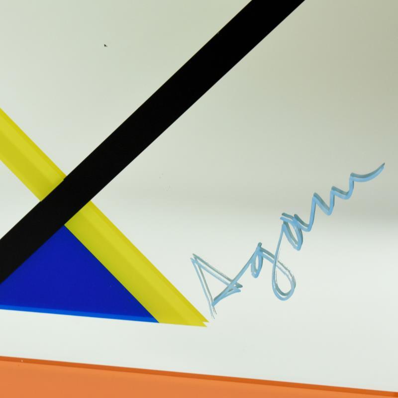 Homage to Mondrian (Orange Border) by Agam, Yaacov