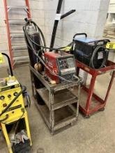 THERMAL DYNAMICS CUTMASTER 38 PLASMA CUTTER W/ CART, WELDING GOGGLES