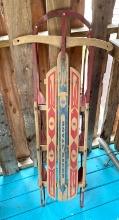 Royal Racer Snow Sled with Metal Runners
