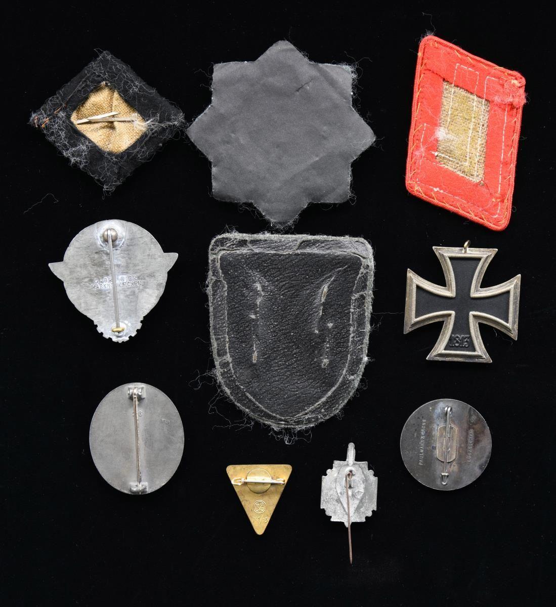 WWII GERMAN AWARDS, PINS, BADGES, & MORE.