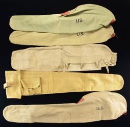 LOT OF ASSORTED MILTARIA & FIREARMS POUCHES.