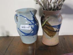 (2) Ceramic Vases