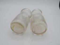 (2) Hackett Dairy Bottles