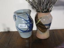 (2) Ceramic Vases