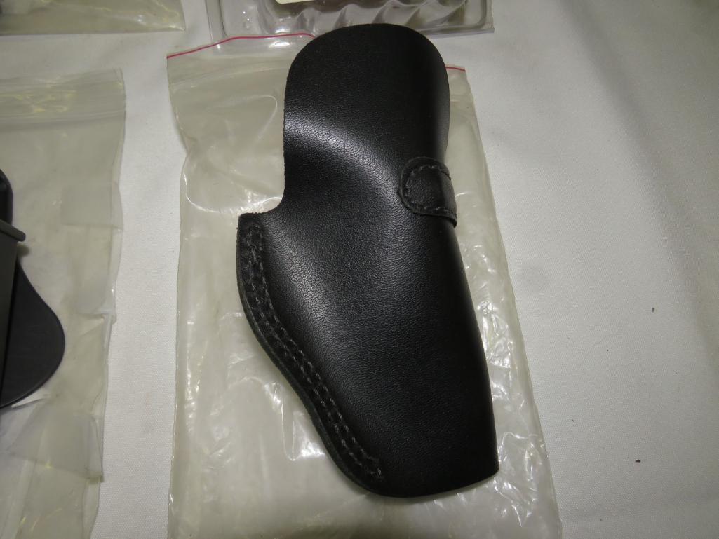 (10) Tagua, Aker etc. Leather Holsters