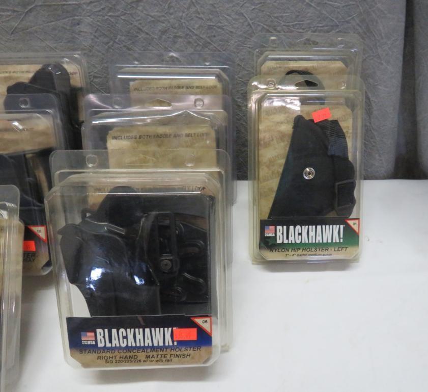 (11) Blackhawk Nylon & Leather Holsters