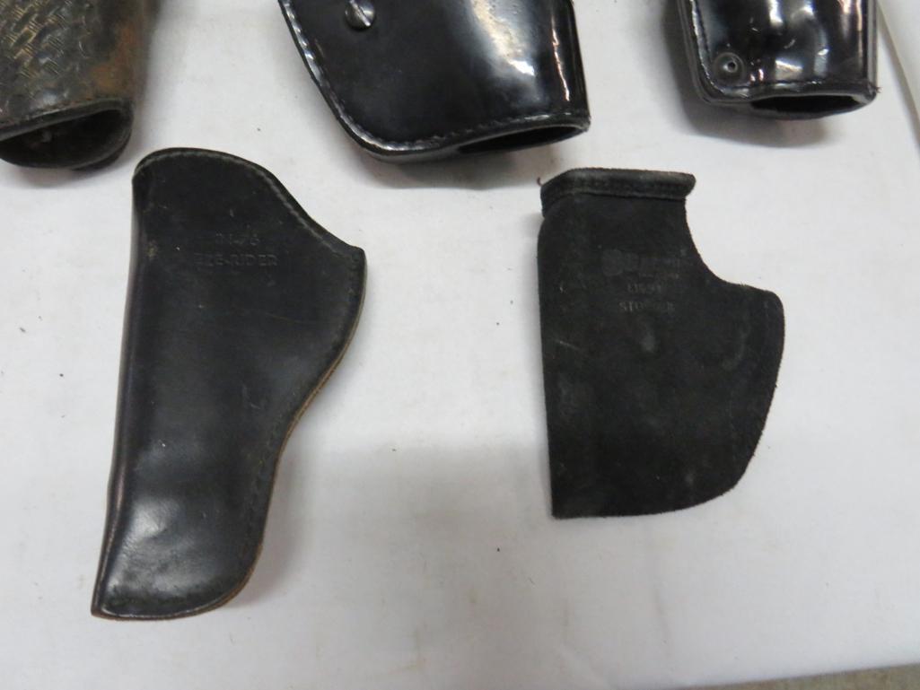 (12) Asst. Black Leather Holsters
