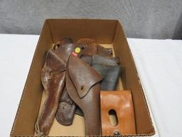 (7) Vintage Leather Holsters