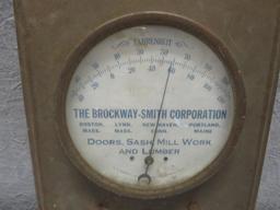 Brockway Smith Corporation Vintage Thermometer
