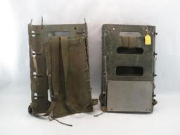 (2) WWII Fiberglass Pack Boards