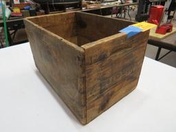 (2) Wood Ammo Boxes