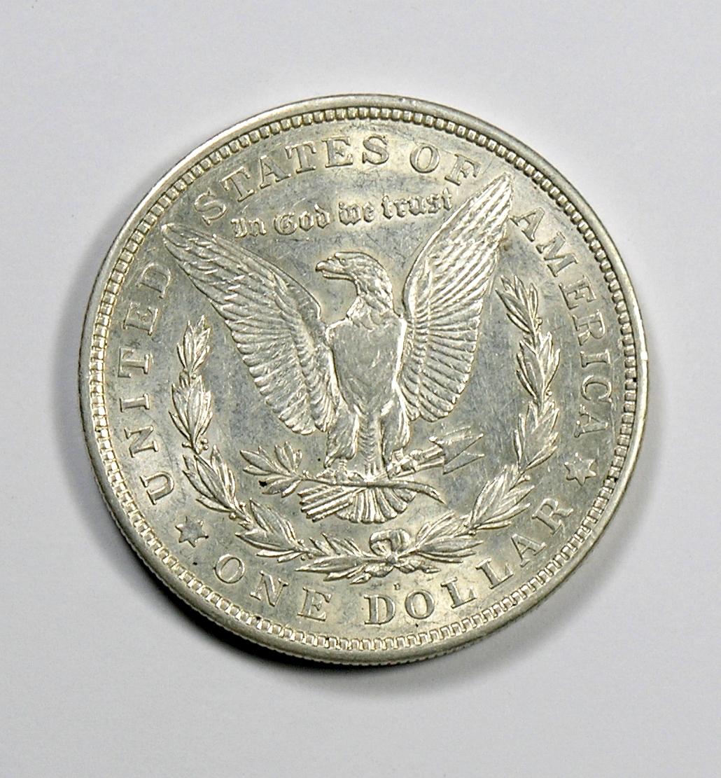 1921-D Morgan Silver Dollar AU/BU Condition